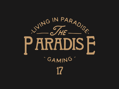 Living In Paradise Vintage Label image